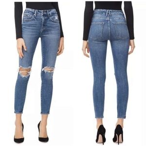 GOOD AMERICAN Good Legs Crop Skinny Jeans LIKE NEW!!